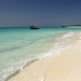 Zanzibar part hajóval-hullám