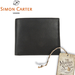 Soft Leather Coin Wallet black logo