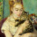 renoir woman cat (Medium)