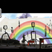 Tervek a Király utcai játszótér kifestésére - a legkékebb nyert