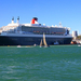 queen mary 2 docked in Auckland