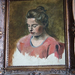 Olajvászon, női portré. Festő Marz 1900 W.en Méret 50×63cm