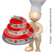 15102-Baker-Person-Wearing-A-White-Chefs-Hat-And-Holding-A-Red-A