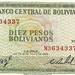 Bolívia 10 pesos E