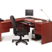 41e6StXlMdL. Bordeaux L Shaped Desk Willow Creek II Collection b