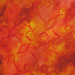 Arany mámor - mandala, 70x70 akril - farost