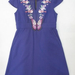 90713A-23A PRADA BLUE COTTON JERSEY DRESS SIZE 2 4 6 PRICE USD 4