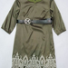 90716A-45A GUCCI OLIVE SILK DRESS SIZE 2 4 6 PRICE USD 45[2]