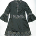 91011A-01   GUCCI  BLACK COTTON DRESS SIZE 2 4 6 PRICE USD44