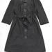 90715B-26 CHANEL BLACK COTTON DUSTCOAT SIZE 2 4 6 PRICE USD 45[1