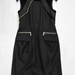 90801B-05 CHANEL BLACK WOOL COTTON DRESS SIZE 2 4 6 PRICE USD 43