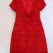 90804B-31 CHANEL RED WOOL DRESS SIZE 2 4 6 PRICE USD 46[1]