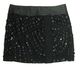 90808A-35 CHANEL BLACK COTTON&LINEN SKIRT SIZE 2 4 6 PRICE USD 4