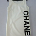 90809A-21 CHANEL WHITE COTTON&WOOL DRESS SIZE 2 4 6 PRICE USD 42