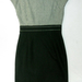 90924A-14  CHANEL BLACK WOOL DRESS SIZE 2 4 6 8 （BACK） PRICE USD