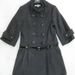 91019A-18B  CHANEL DARK GREY WOOL JACKET SIZE 2 4 6 PRICE USD52