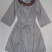 90805A-17 MIUMIU GREY POLYESTER DUSTCOAT SIZE 2 4 6 PRICE USD 46