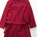 91006B-18  MIUMIU RED COTTON OVERCOAT SIZE 2 4 6(BACK) PRICE USD