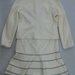 91016A-36  ANNA SUI WHITE WOOL SUIT SIZE 2 4 6 (BACK) PRICE USD5