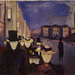 Evening on Karl Johan street (Edward Munch)